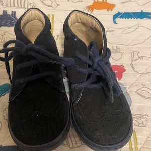 Jacadie shoes worn once in navy suede and leather.